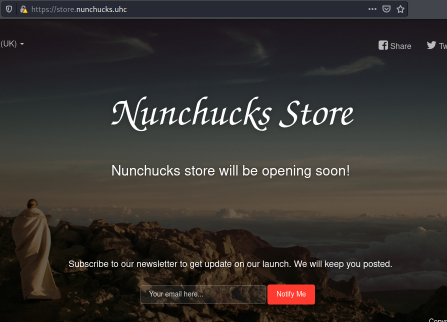 [Store Web Main Page]